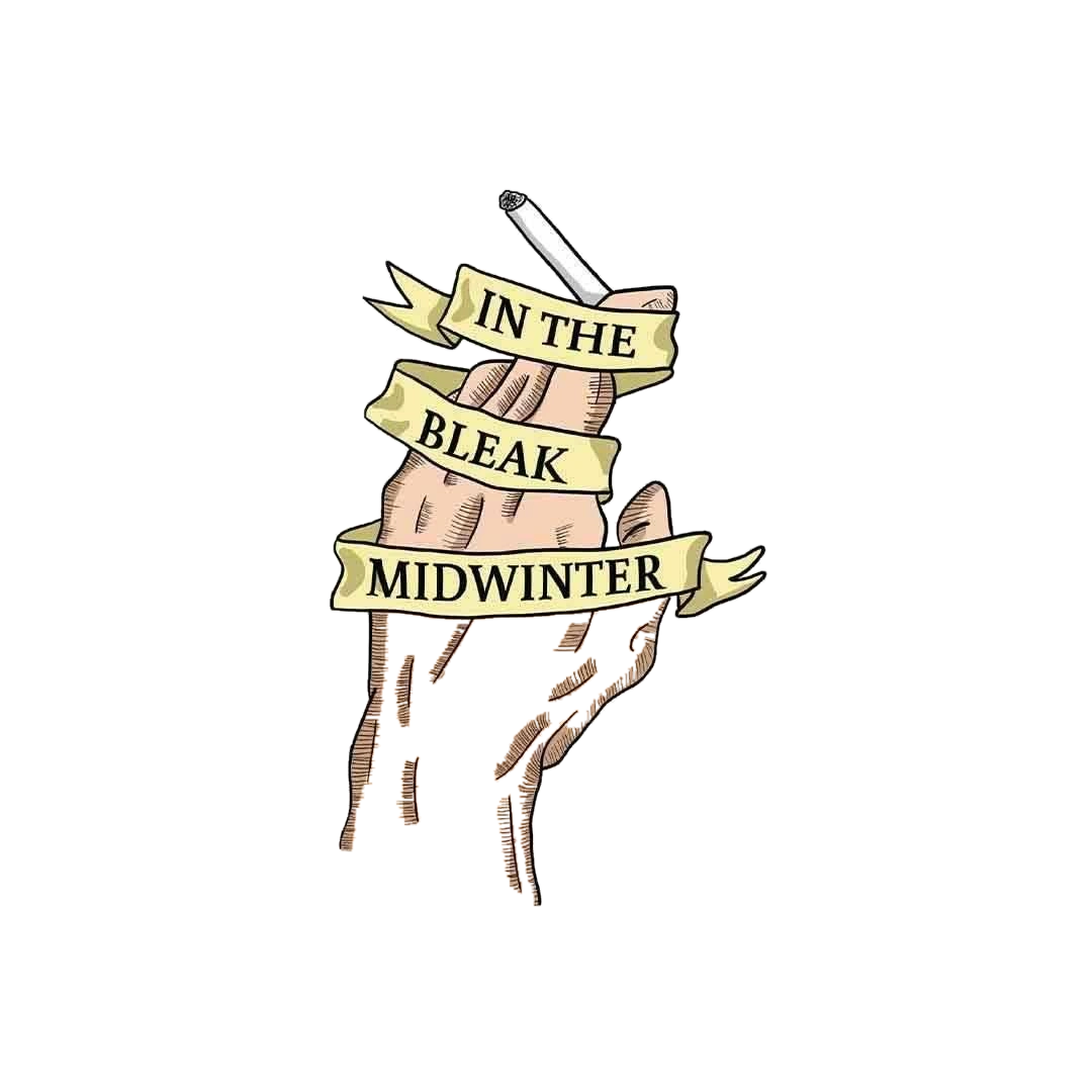 In the bleak midwinter Sticker